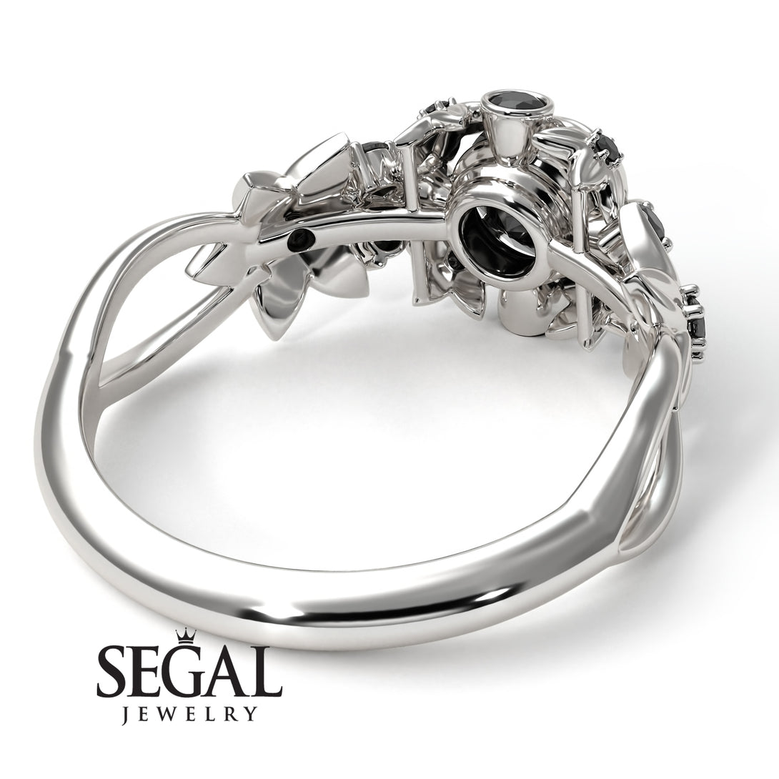Flowers And Branches Diamond Ring - Katherine no. 18