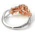 Two Tones Flowers And Branches Diamond Ring - Katherine no. 21