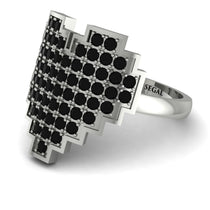 Full Heart Black Diamond Ring - Zara No. 9 image 1