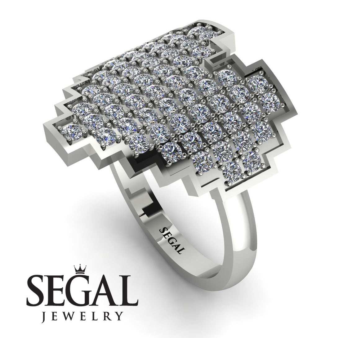 Full Heart Diamond Ring - Zara No. 3