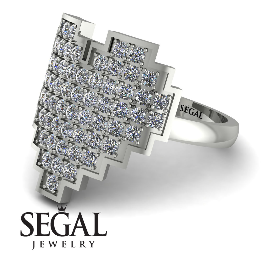 Full Heart Diamond Ring - Zara No. 3