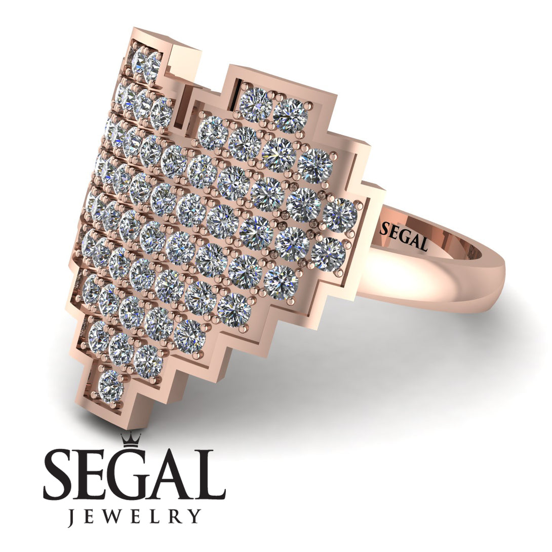 Full Heart Diamond Ring - Zara No. 2