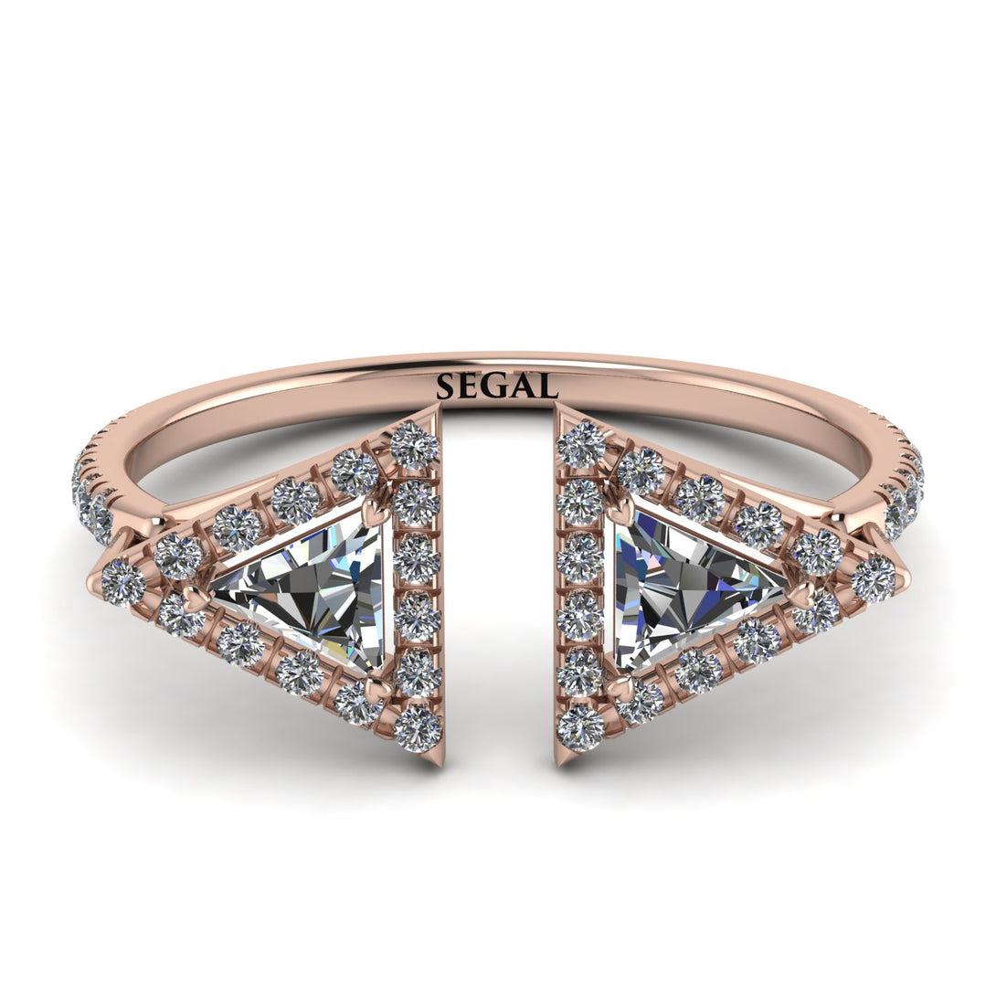 Triangle Diamond Open Ring - Nevaeh No. 2