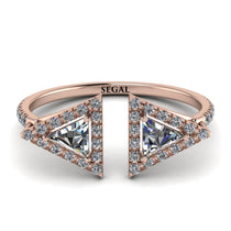 Triangle Diamond Open Ring - Nevaeh No. 2 image 1