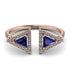 Triangle Sapphire Open Ring - Nevaeh No. 14