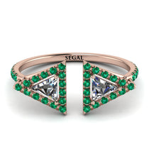 Triangle Diamond Open Ring - Nevaeh No. 17 image 1