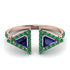 Triangle Sapphire Open Ring - Nevaeh No. 29