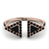 Triangle Black Diamond Open Ring - Nevaeh No. 38 image 1