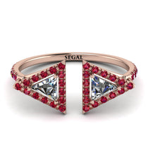 Triangle Diamond Open Ring - Nevaeh No. 47 image 1