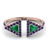 Triangle Emerald Open Ring - Nevaeh No. 65 image 1