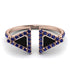 Triangle Black Diamond Open Ring - Nevaeh No. 68