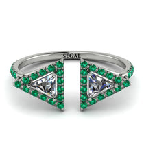 Triangle Diamond Open Ring - Nevaeh No. 18 image 1