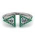 Triangle Diamond Open Ring - Nevaeh No. 18 image 1
