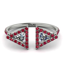 Triangle Diamond Open Ring - Nevaeh No. 48 image 1