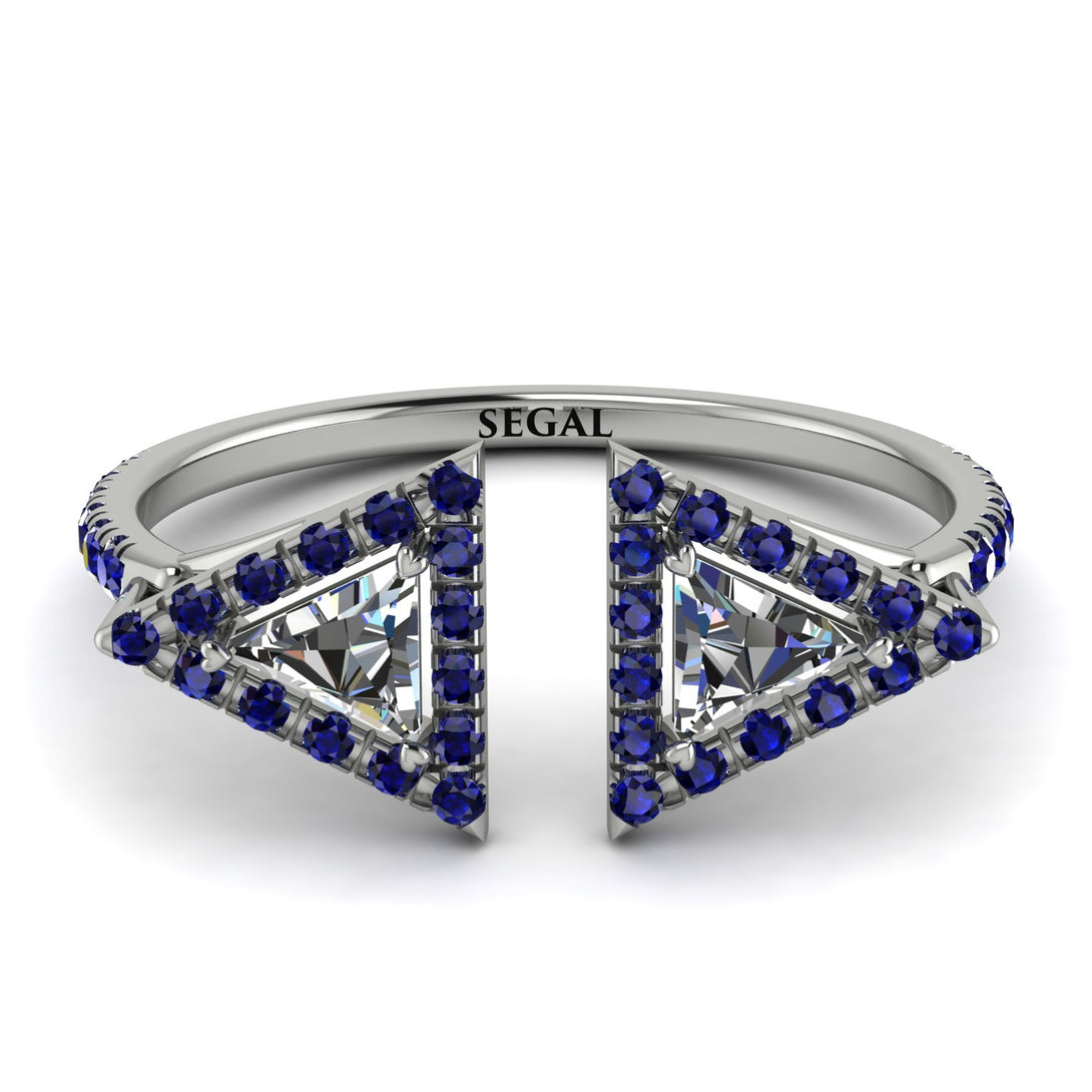 Triangle Diamond Open Ring - Nevaeh No. 63