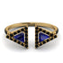 Triangle Sapphire Open Ring - Nevaeh No. 43 image 1