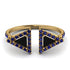 Triangle Black Diamond Open Ring - Nevaeh No. 67 image 1
