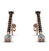 Hanging Oval Diamond Earrings - Tatiana No. 8