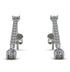 Hanging Oval Diamond Earrings - Tatiana No. 3
