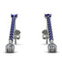 Hanging Oval Diamond Earrings - Tatiana No. 15 image 1