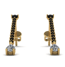 Hanging Oval Diamond Earrings - Tatiana No. 7 image 1