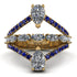 Symmetrical Twist Shank Pear Diamond Ring - Eliza No. 61