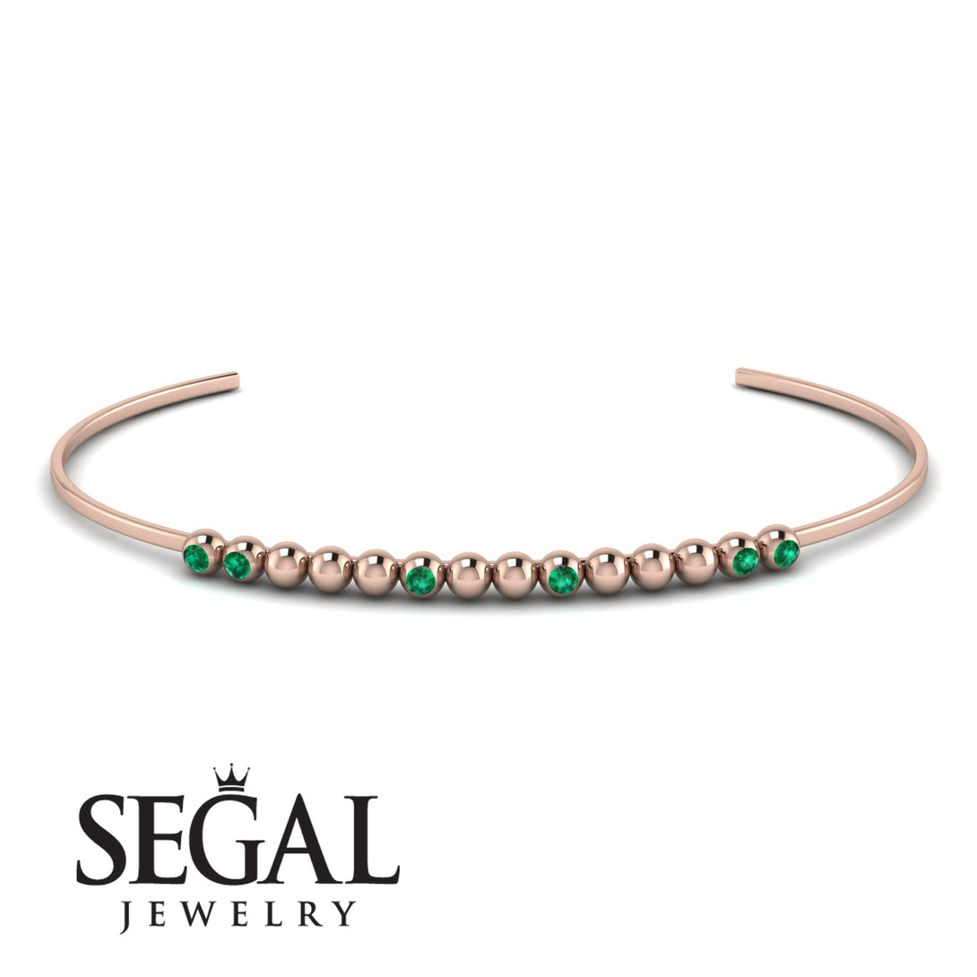 Geometric Emerald Braclet - Kori No. 5