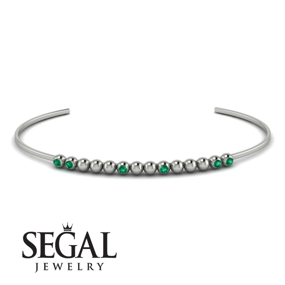 Geometric Emerald Braclet - Kori No. 6