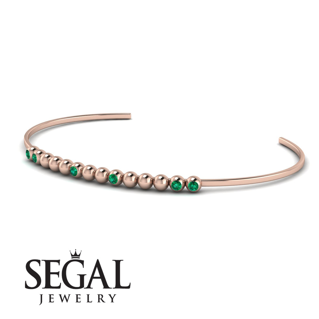 Geometric Emerald Braclet - Kori No. 5