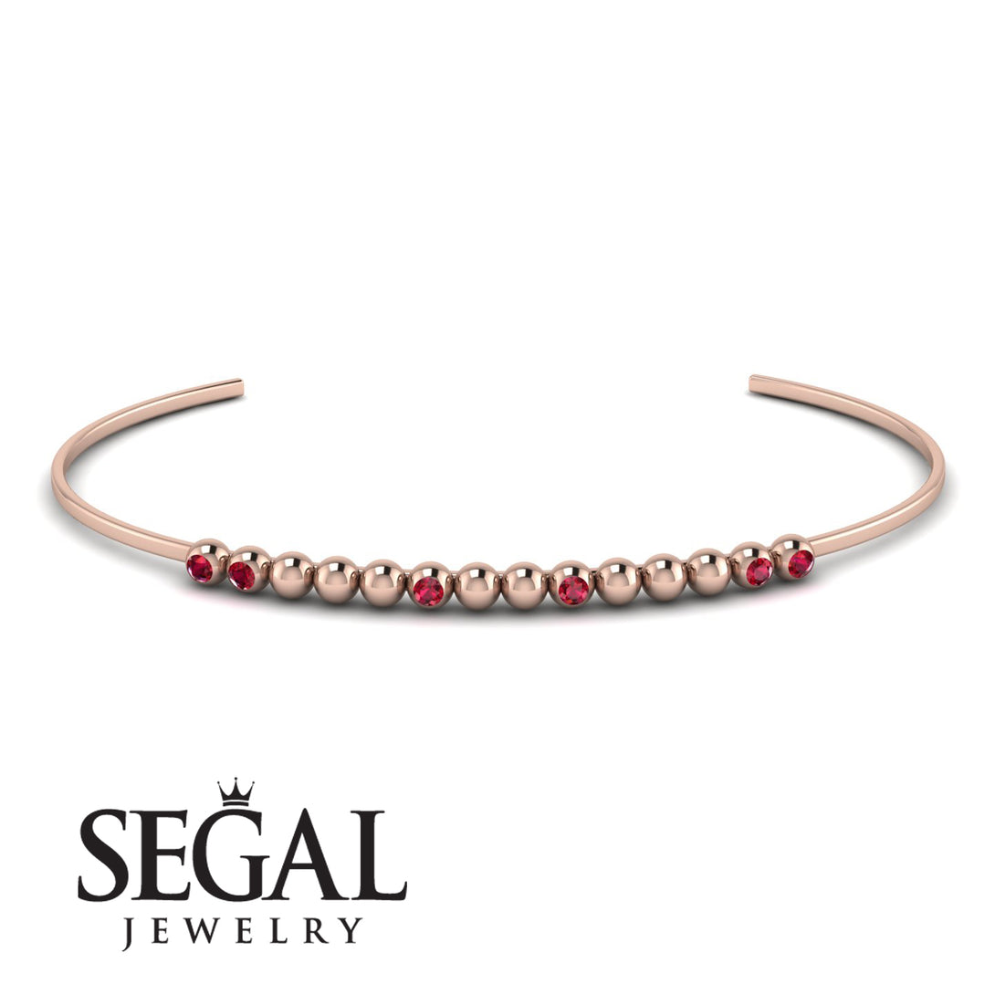 Geometric Ruby Braclet - Kori No. 11