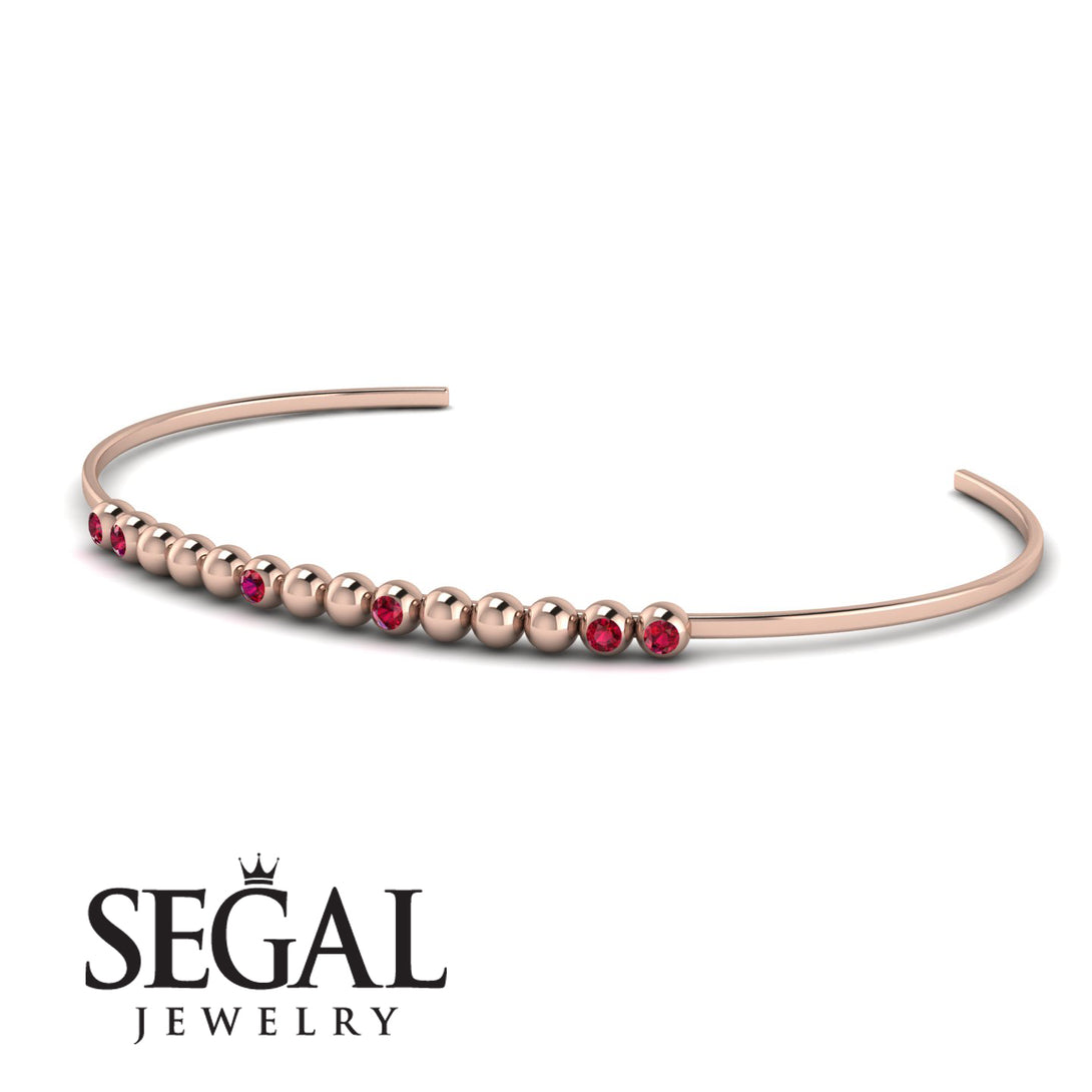 Geometric Ruby Braclet - Kori No. 11