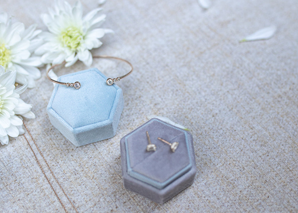 Geometric Bezel Diamond Bracelet - Josie No. 33