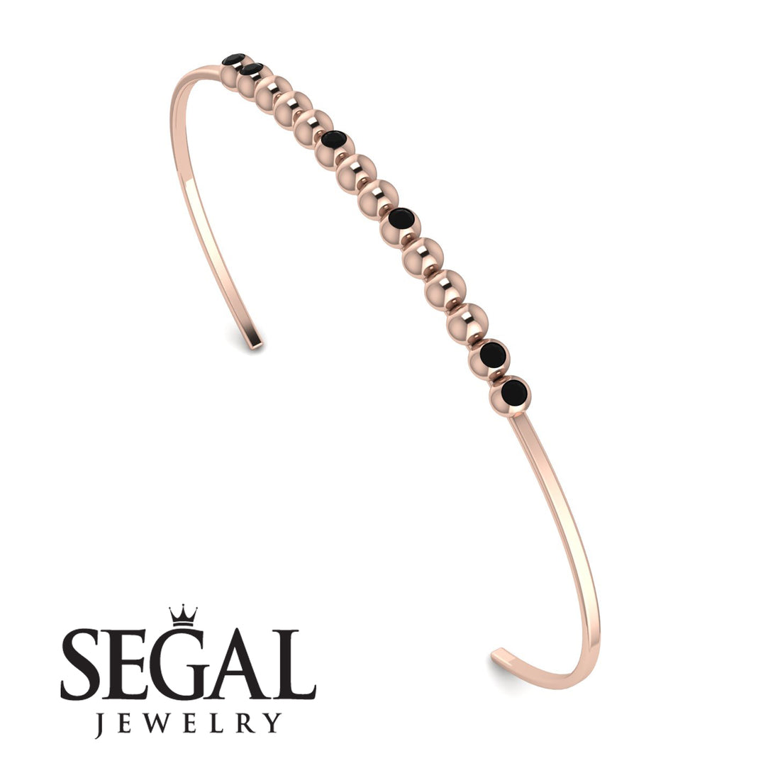 Geometric Black Diamond Bracelet - Kori No. 8