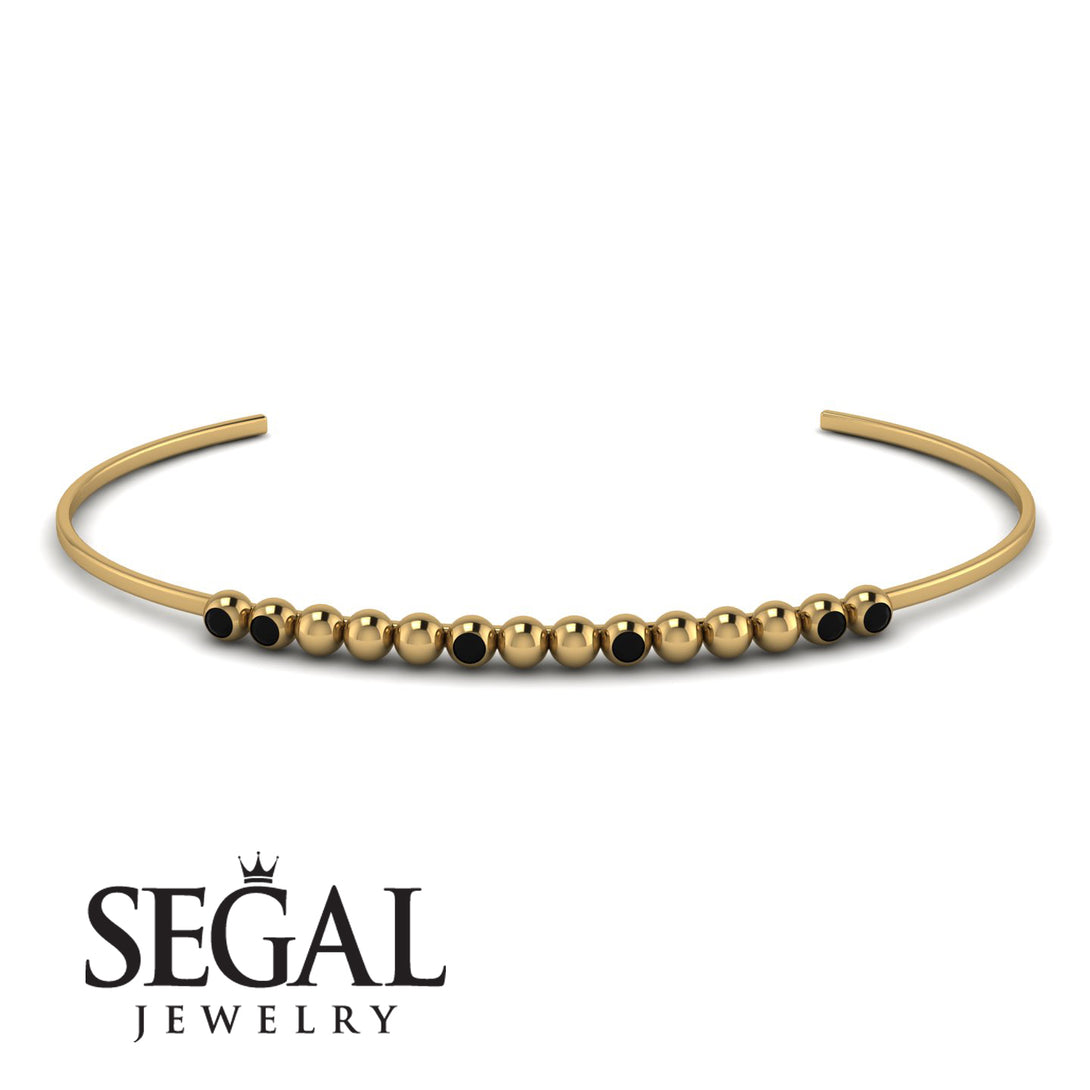 Geometric Black Diamond Bracelet - Kori No. 7