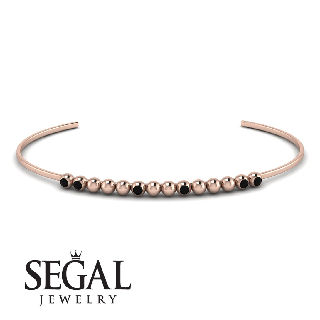 Geometric Black Diamond Bracelet - Kori No. 8
