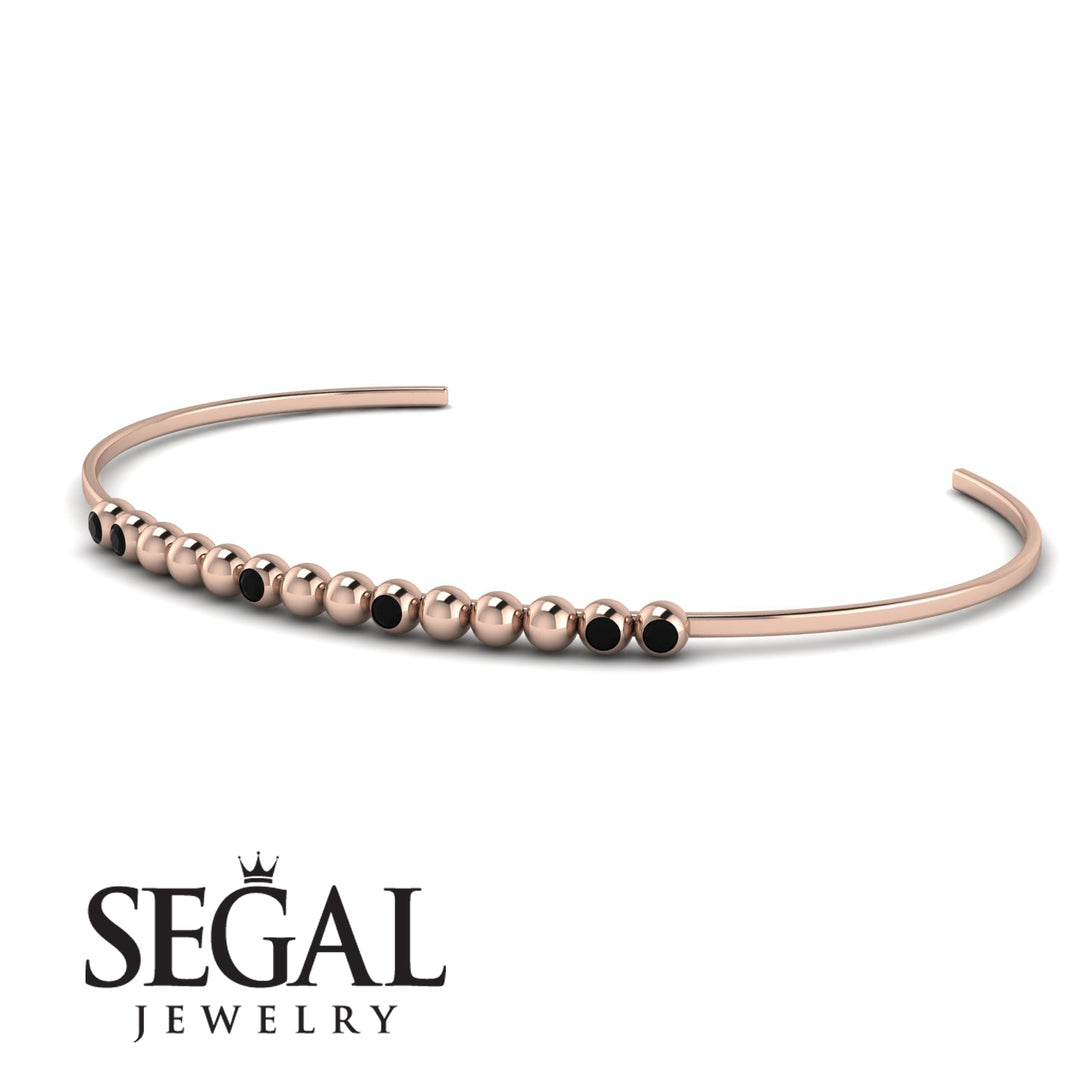 Geometric Black Diamond Bracelet - Kori No. 8