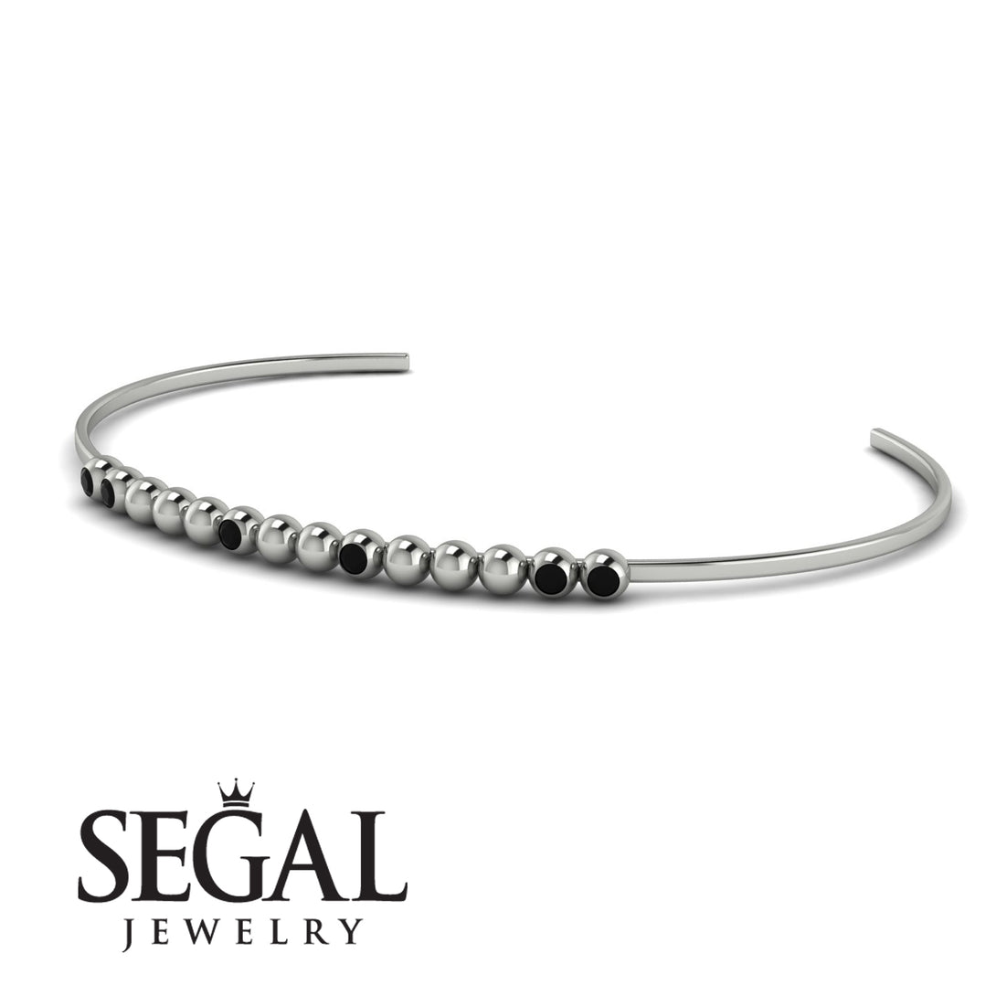 Geometric Black Diamond Bracelet - Kori No. 9