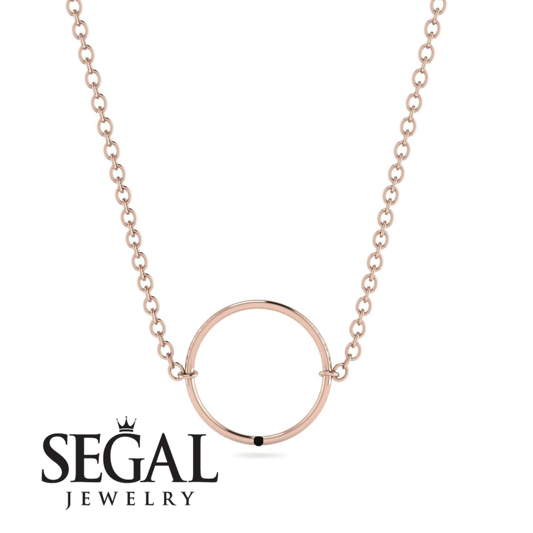 Geometric Black Diamond Pendant Golden Diamond - Emberly No. 8