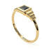 Geometric Princess Cut Black Diamond Ring - Everleigh No. 7