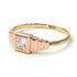 Two Tones Geometric Princess Cut Diamond Ring - Everleigh No. 16 image 5