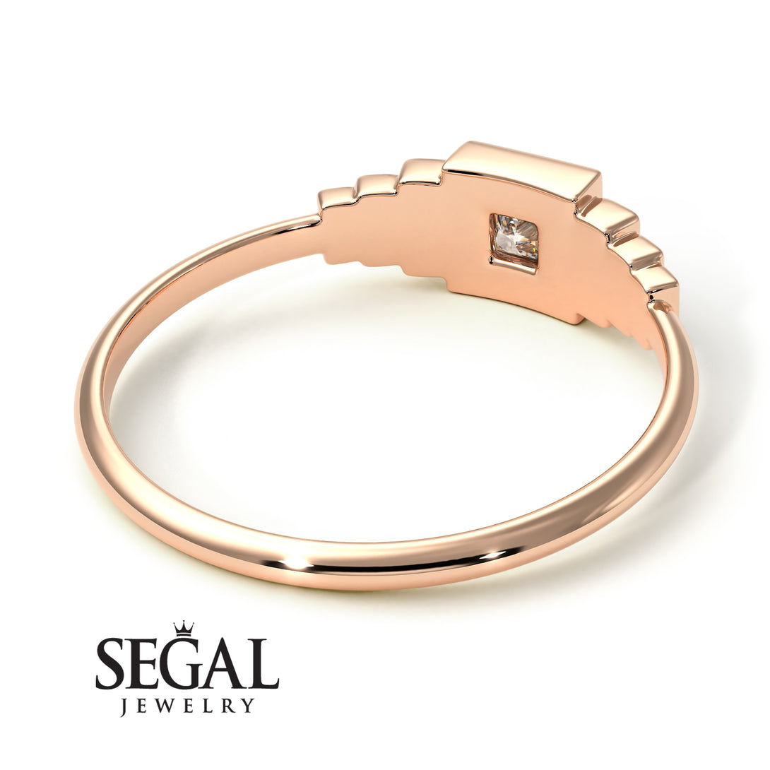 Geometric Princess Cut Diamond Ring - Everleigh No. 2