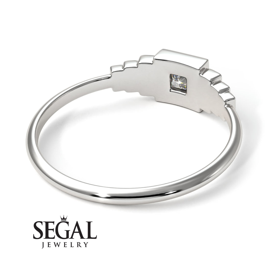 Geometric Princess Cut Diamond Ring - Everleigh No. 3