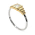 Two Tones Geometric Princess Cut Diamond Ring - Everleigh No. 17
