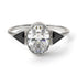 Geometrical Bezel Diamond Ring - Trinity No. 9