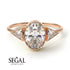 Geometrical Bezel Diamond Ring - Trinity No. 2