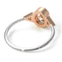 Two Tones Geometrical Bezel Diamond Ring - Trinity No. 78