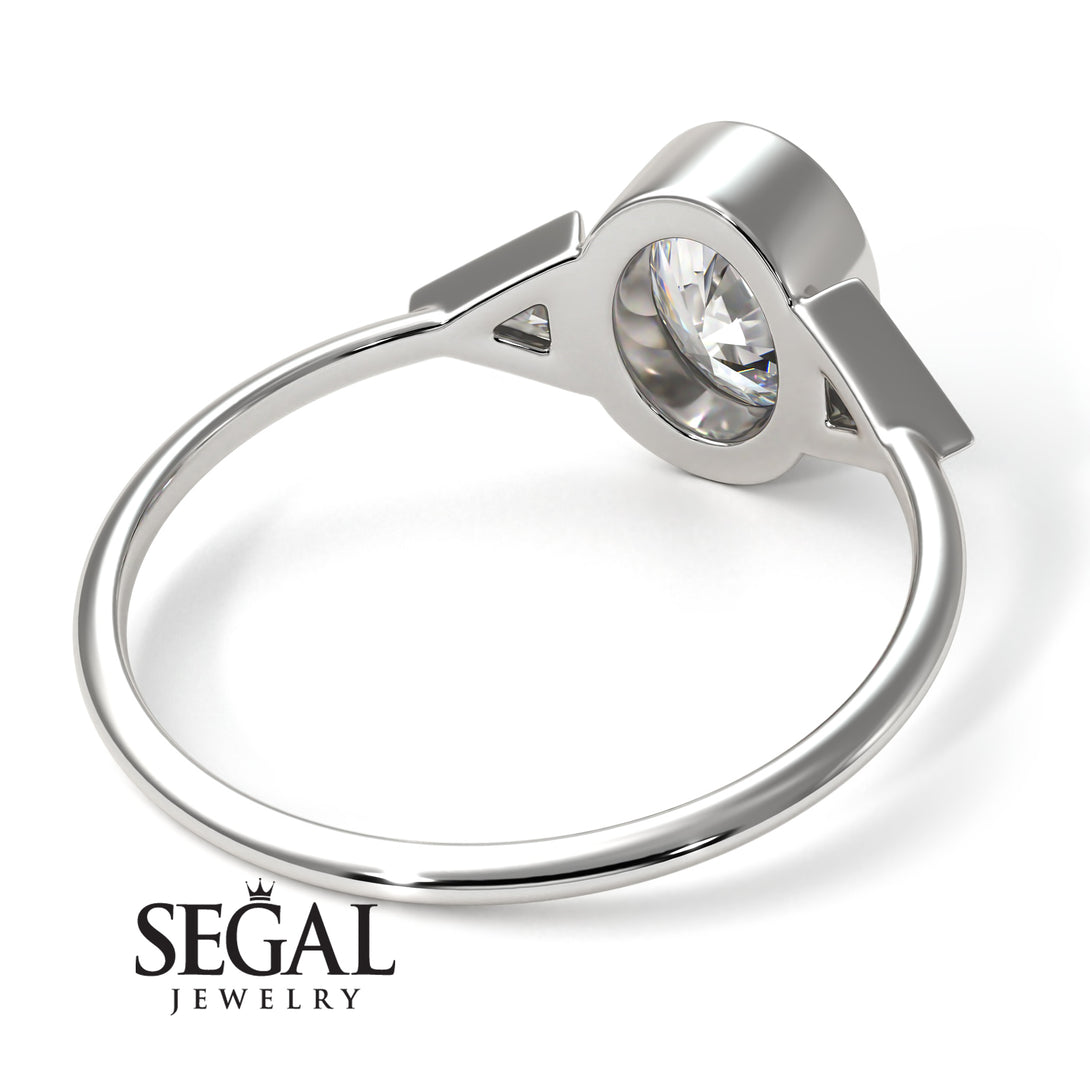 Geometrical Bezel Diamond Ring - Trinity No. 3