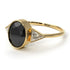 Geometrical Bezel Black Diamond Ring - Trinity No. 31