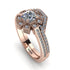Geometrical Radiant Diamond Bridal Set - Jennifer No. 2 image 1