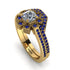 Geometrical Radiant Diamond Bridal Set - Jennifer No. 61
